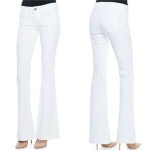 J Brand Love Story white jean bell bottoms NWT